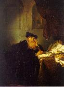 Abraham van der Hecken The Philosopher USA oil painting artist